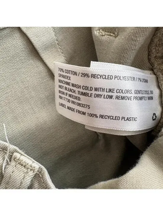 Cargo Utility Pants Boyfriend Fit Universal Thread Tag 0/25 Fits Like 25X30 Tan - Picture 5 of 8